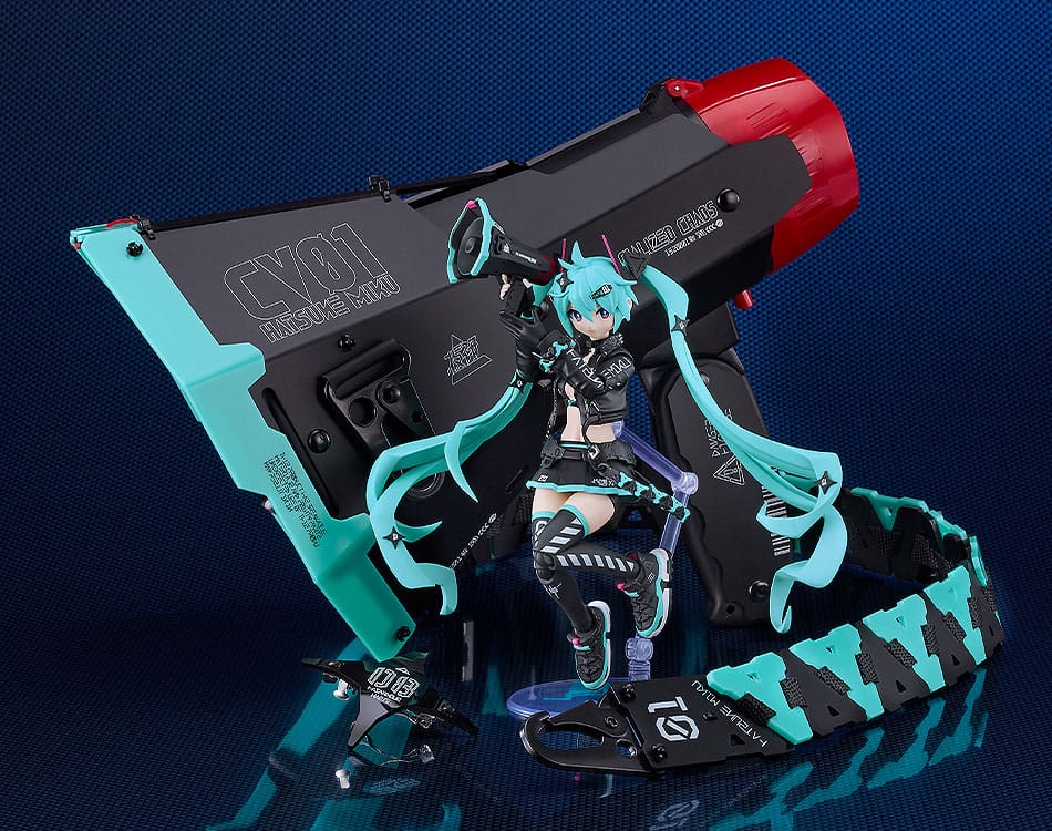 Character Vocal Series 01: Hatsune Miku Maqueta Plamatea Hatsune Miku: Chuocho Tactical Craft Ver. 15 cm - Z POP Toys