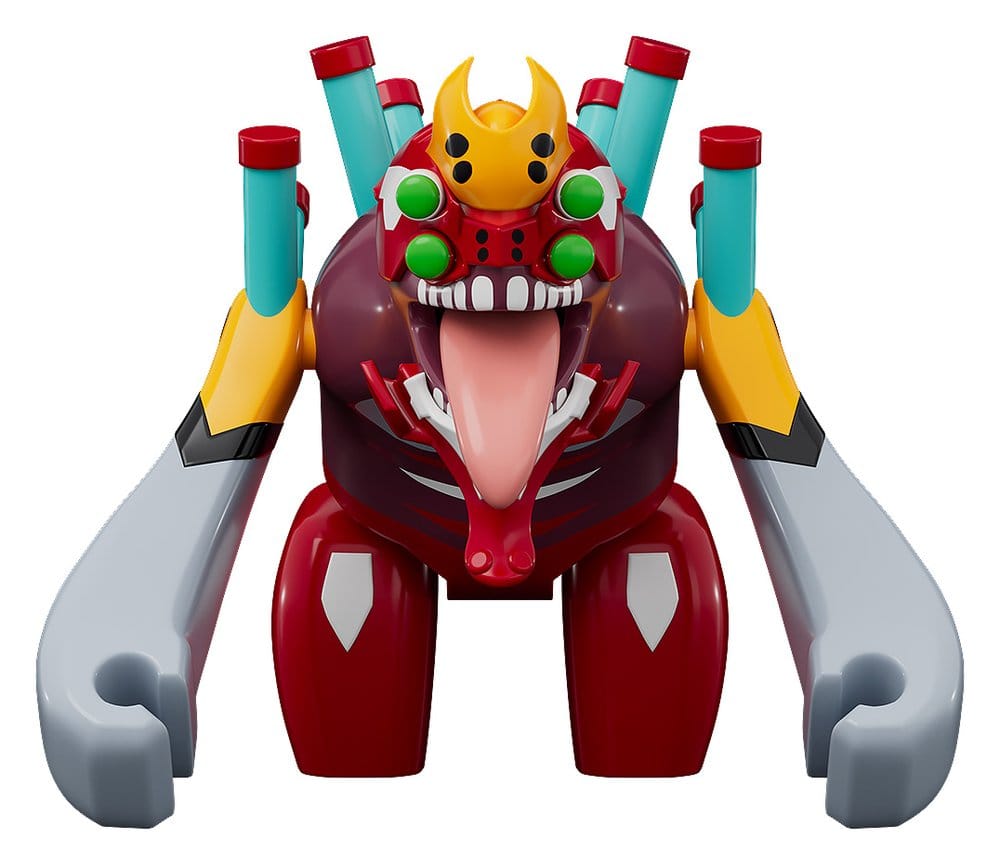 Rebuild of Evangelion Brickroid Figura Mini Evangelion Unit 02 Beast Form 2nd Phase (Type 1) 4 cm
