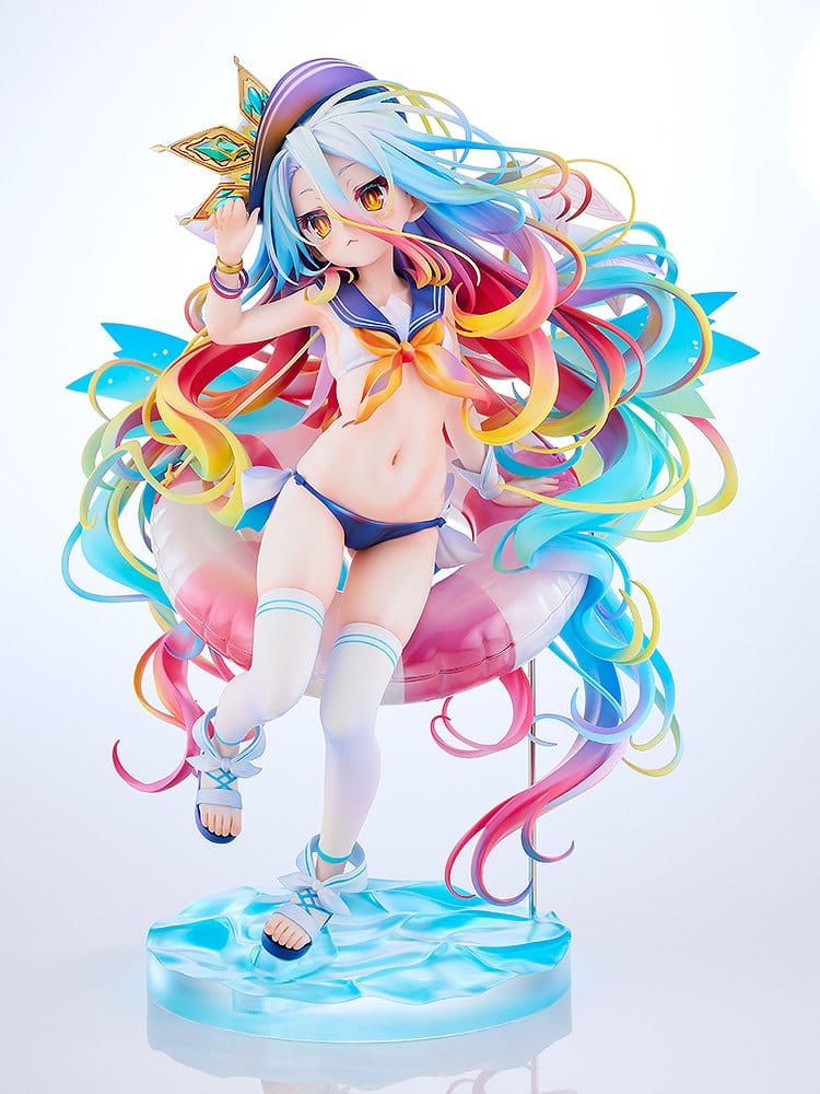No Game No Life Estatua 1/7 Shiro: Sailor-Style Swimsuit Ver. 24 cm