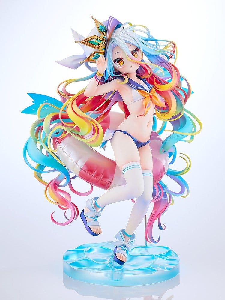 No Game No Life Estatua 1/7 Shiro: Sailor-Style Swimsuit Ver. 24 cm