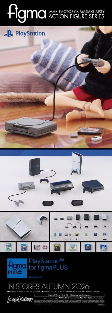 Original Character Accesorios para las Figuras Figma figmaPLUS PlayStation