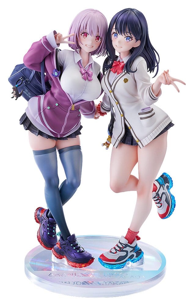 SSSS.Gridman Pack de 2 Estatuas PVC 1/7 Rikka Takarada & Akane Shinjo feat. toridamono 22 cm