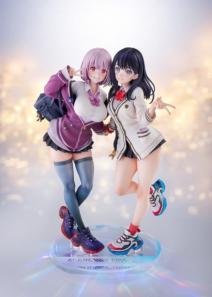SSSS.Gridman Pack de 2 Estatuas PVC 1/7 Rikka Takarada & Akane Shinjo feat. toridamono 22 cm