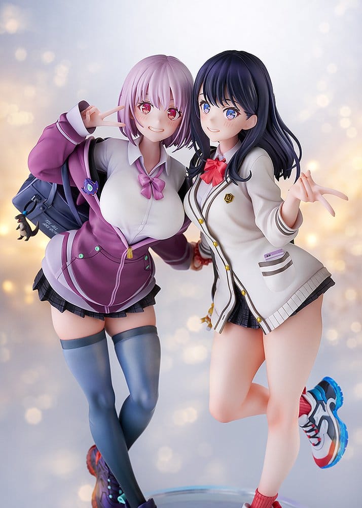 SSSS.Gridman Pack de 2 Estatuas PVC 1/7 Rikka Takarada & Akane Shinjo feat. toridamono 22 cm