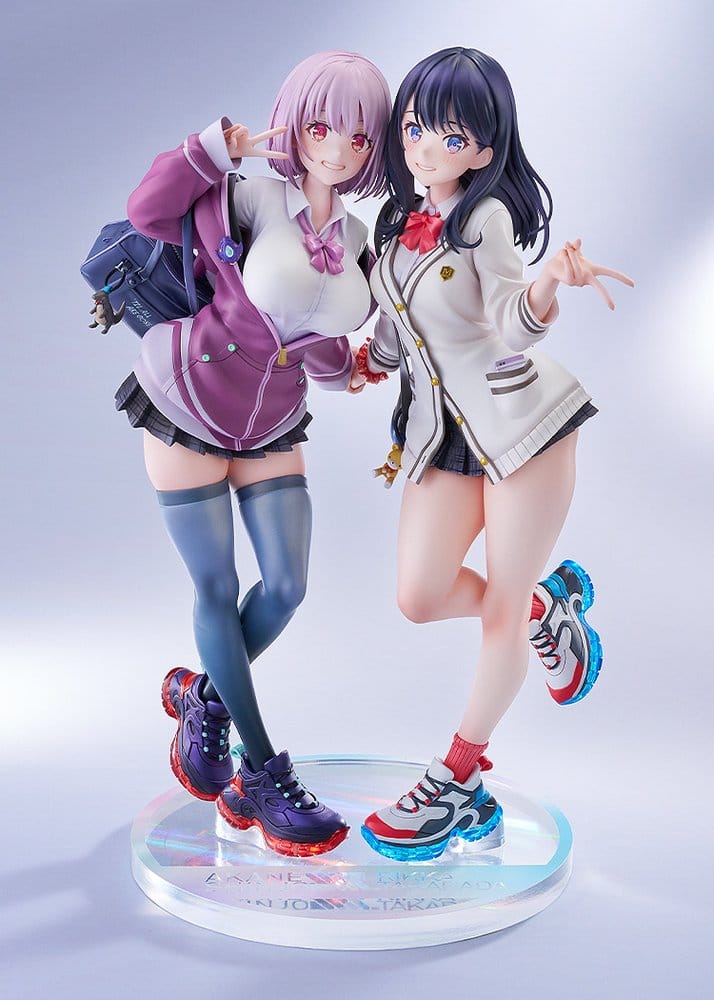SSSS.Gridman Pack de 2 Estatuas PVC 1/7 Rikka Takarada & Akane Shinjo feat. toridamono 22 cm