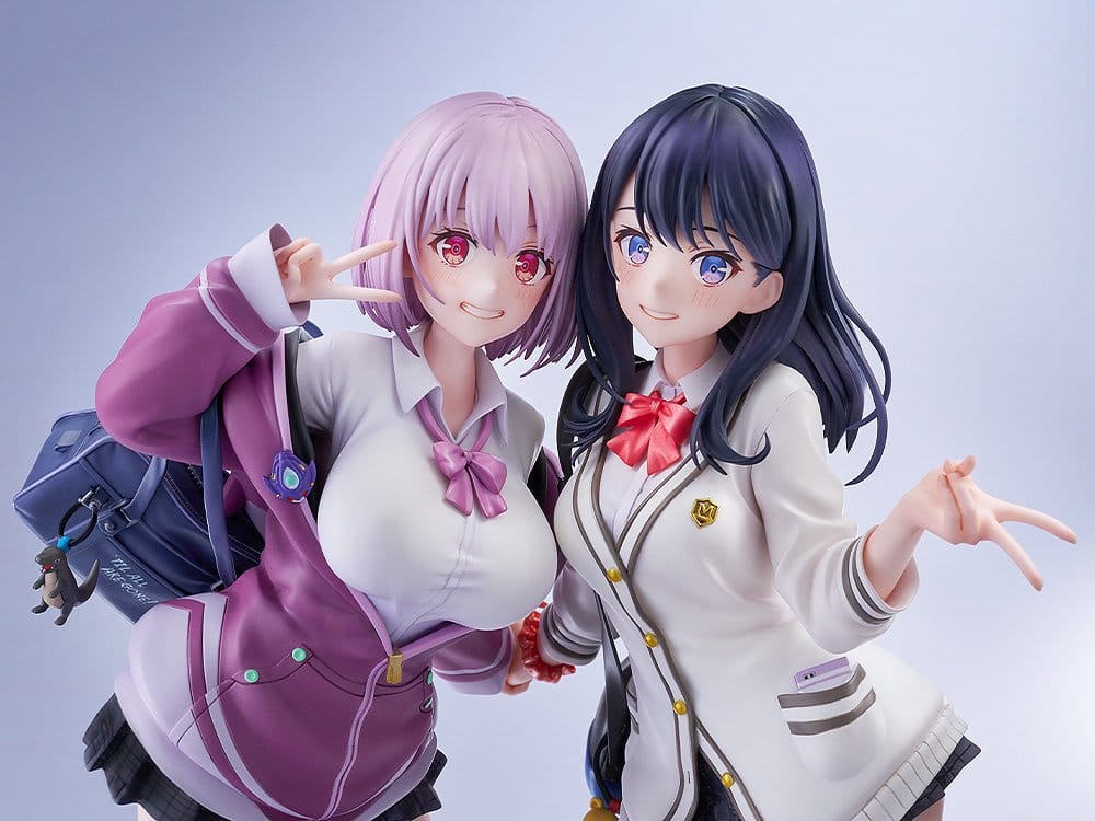 SSSS.Gridman Pack de 2 Estatuas PVC 1/7 Rikka Takarada & Akane Shinjo feat. toridamono 22 cm
