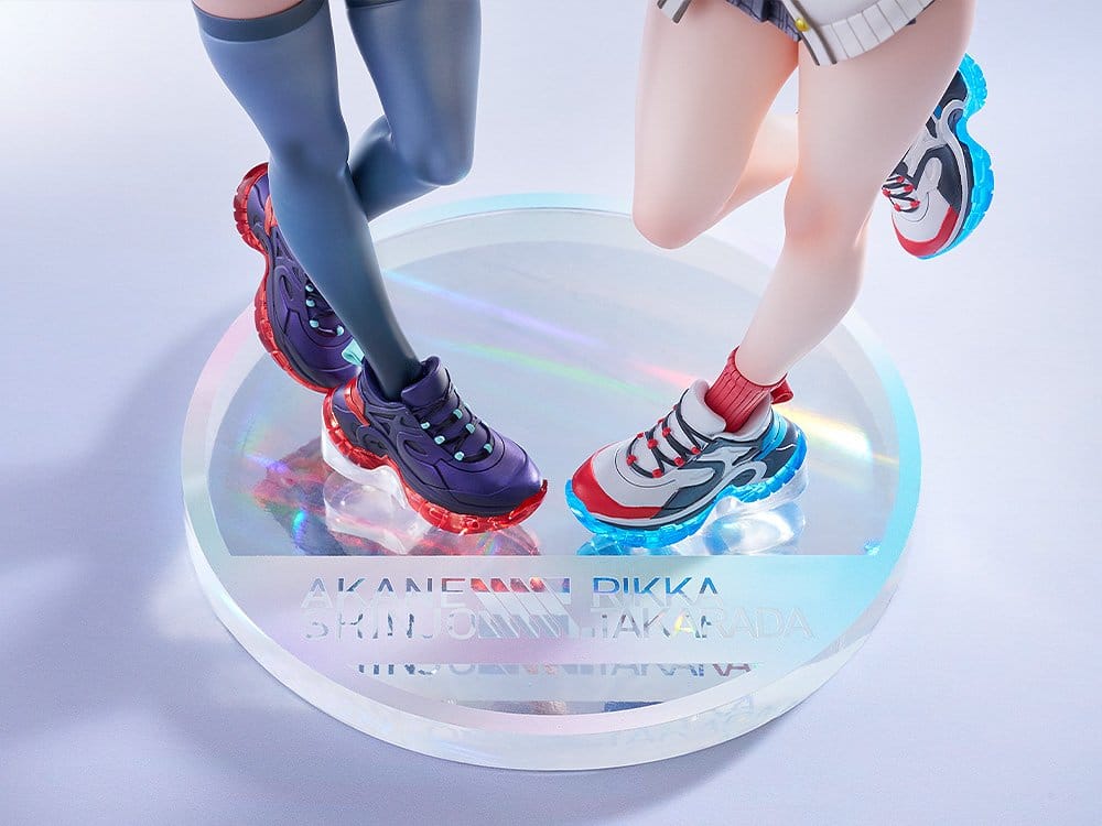 SSSS.Gridman Pack de 2 Estatuas PVC 1/7 Rikka Takarada & Akane Shinjo feat. toridamono 22 cm