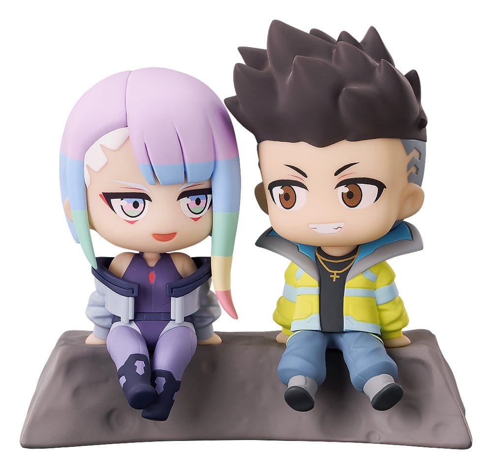 Cyberpunk: Edgerunners Pack de 2 Figuras PVC Qset+ David & Lucy 8 cm
