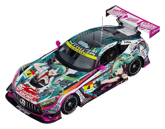 Hatsune Miku GT Project Vehículo 1/43 Good Smile Hatsune Miku AMG 2020 SUPER GT Okayama Test Ver. 11 cm