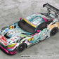 Hatsune Miku GT Project Vehículo 1/64 Good Smile Hatsune Miku AMG 2017 Super GT Ver. 7 cm