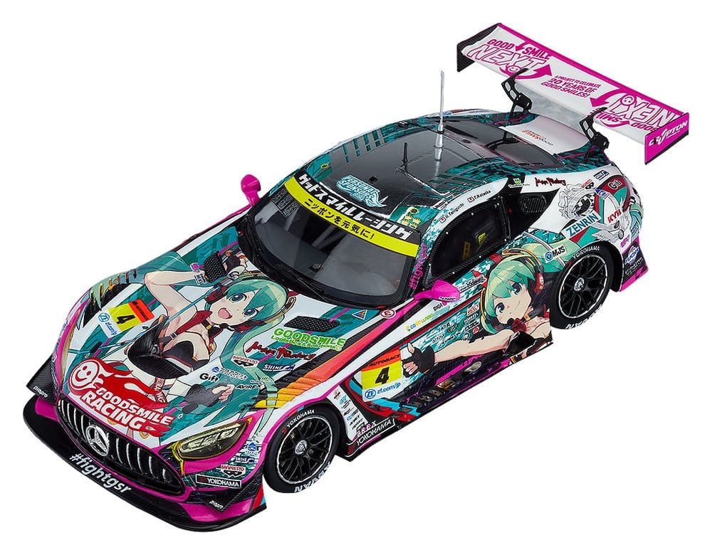 Hatsune Miku GT Project Vehículo 1/64 Hatsune Miku AMG 2020 SUPER GT Ver. 7 cm