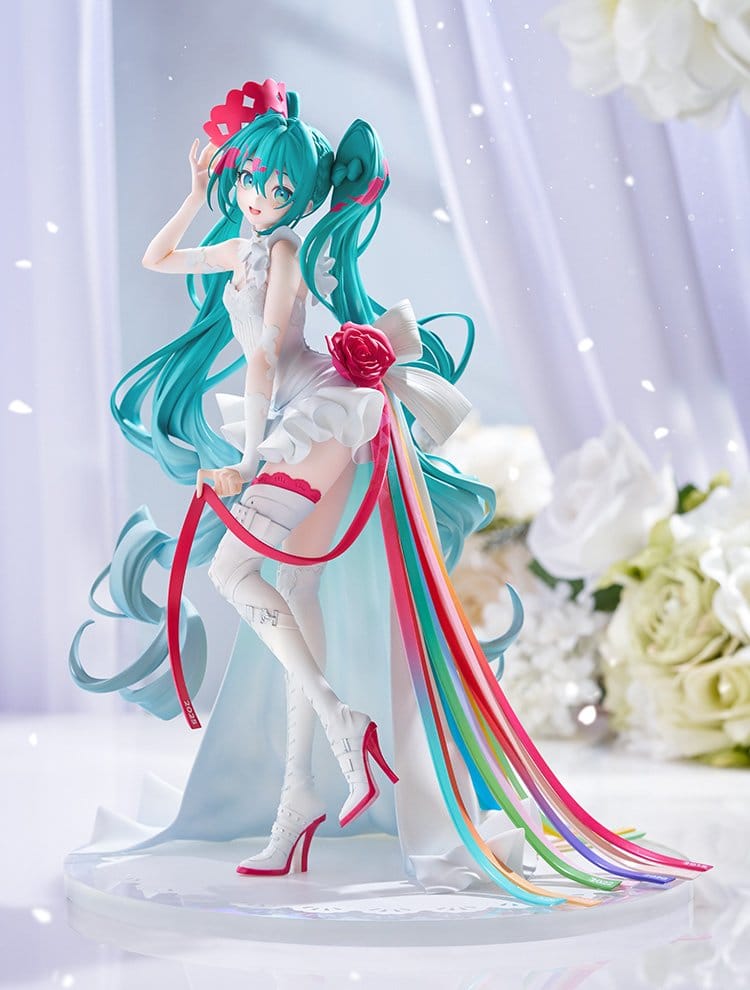 Hatsune Miku GT Project G.S. Collection Figura PVC 1/7 Racing Miku 15th "Rhapsody" 2010-2025 27 cm