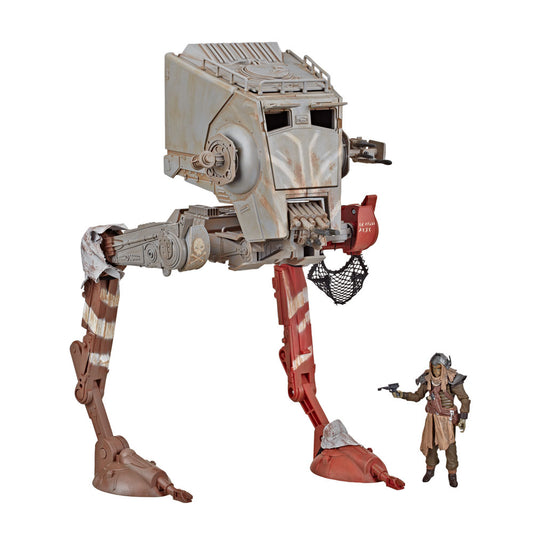 Star Wars The Mandalorian Vintage Collection Vehículo AT-ST Raider & Klatooinian