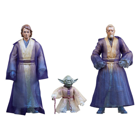 Star Wars Episode VI Black Series Pack de 3 Figuras Force Spirits 15 cm