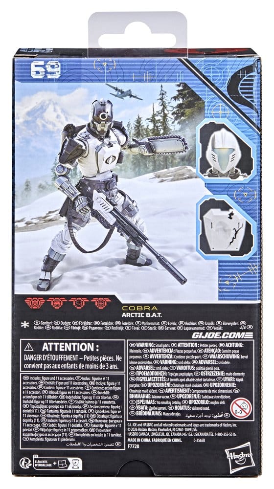 GI Joe Classified Series Figura Arctic B.A.T. 15 cm