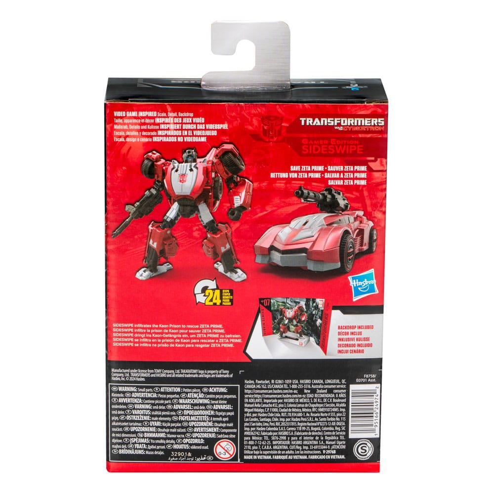 Transformers: War for Cybertron Studio Series Deluxe Class Figura Gamer Edition Sideswipe 11 cm