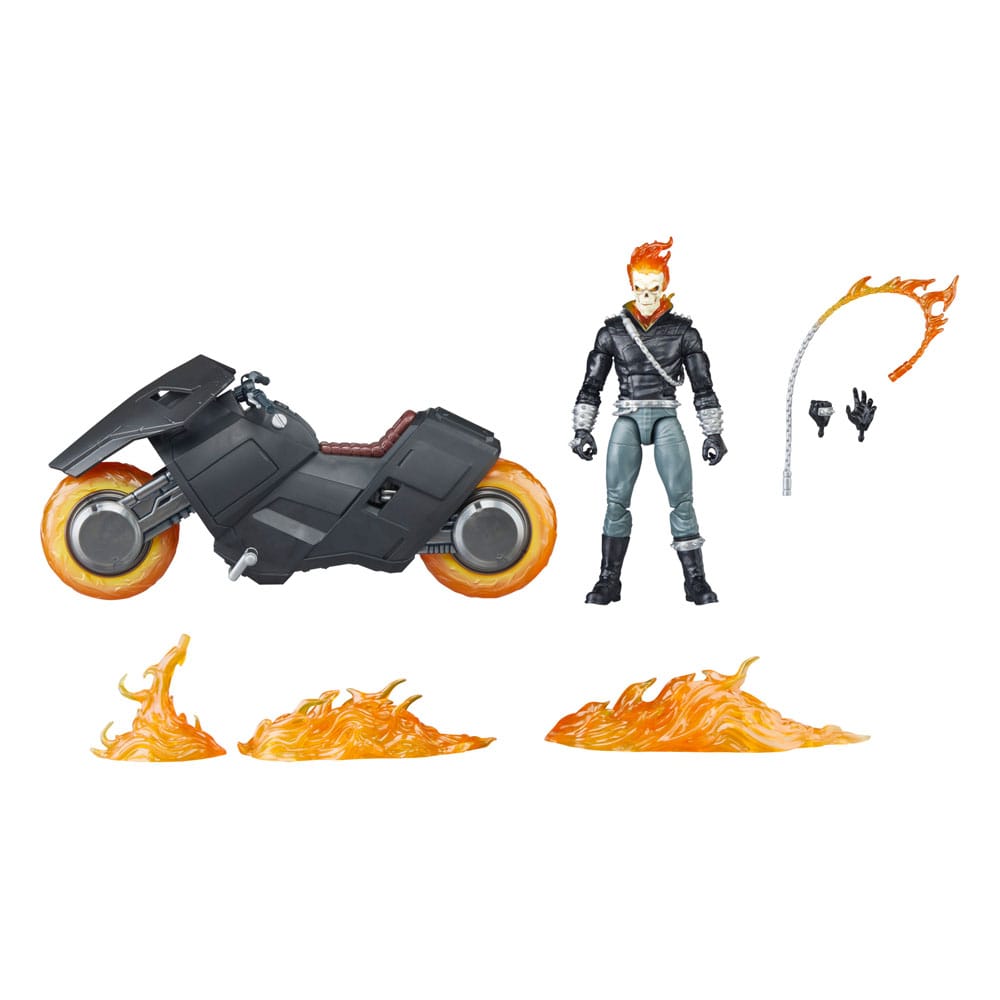 Marvel 85th Anniversary Marvel Legends Figura con Vehículo Ghost Rider 15 cm