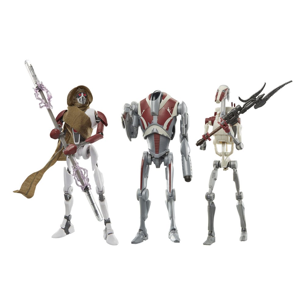 Star Wars Jedi: Survivor Black Series Pack de 3 Figuras Magna Guard, Super Battle Droid & Battle Droid