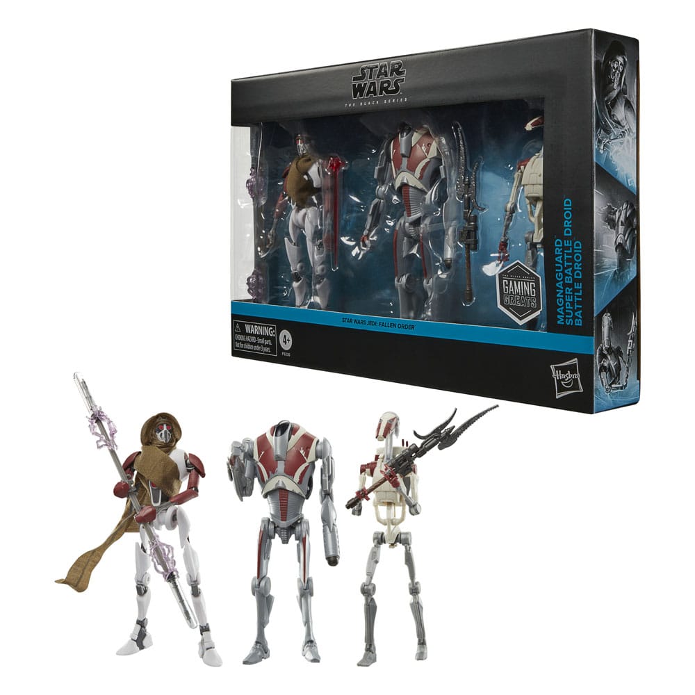 Star Wars Jedi: Survivor Black Series Pack de 3 Figuras Magna Guard, Super Battle Droid & Battle Droid