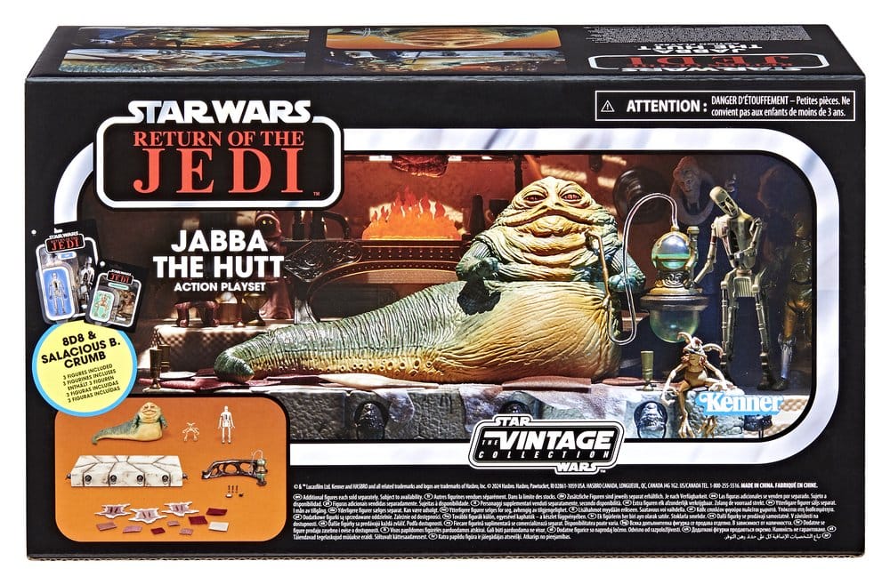 Star Wars Episode VI Vintage Collection Set de Juego Jabba the Hutt 10 cm