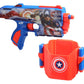 Marvel NERF Lanzador de Dardos Captain America
