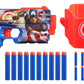 Marvel NERF Lanzador de Dardos Captain America
