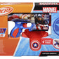Marvel NERF Lanzador de Dardos Captain America