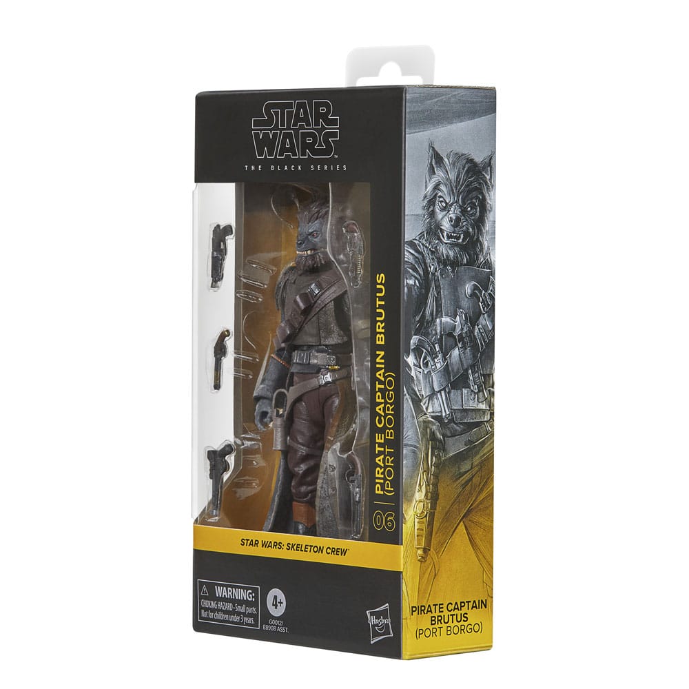 Star Wars: Skeleton Crew Black Series Figura Pirate Capitaine Brutus (Port Borgo) 15 cm
