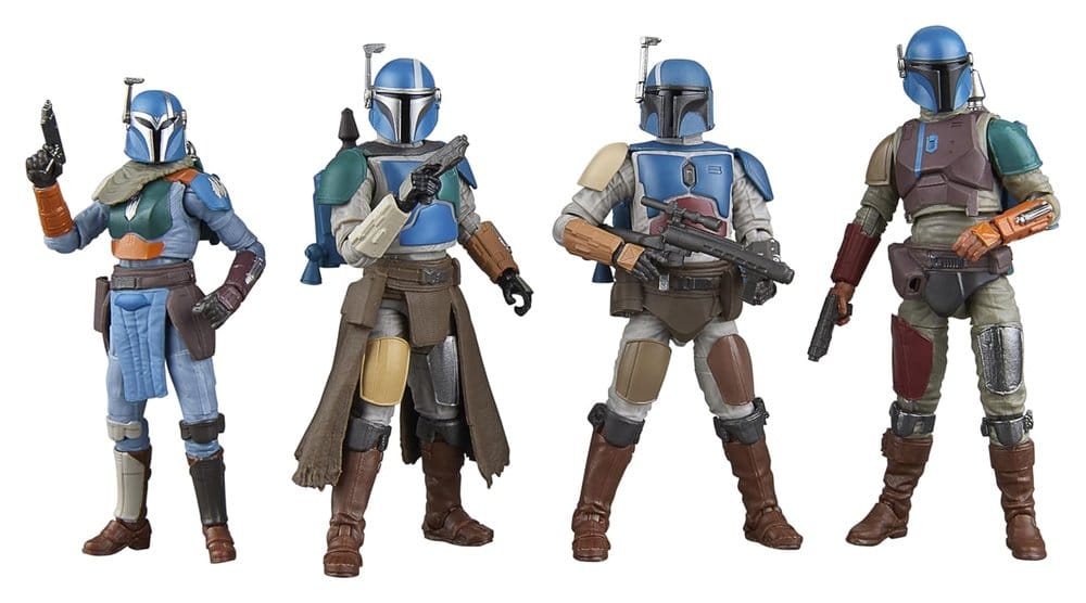 Star Wars The Mandalorian Vintage Collection Pack de 4 Figuras Mandalorian Shriek-Hawk 10 cm