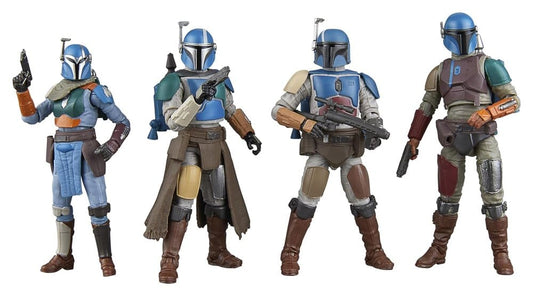 Star Wars The Mandalorian Vintage Collection Pack de 4 Figuras Mandalorian Shriek-Hawk 10 cm