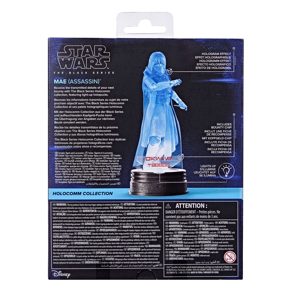 Star Wars Black Series Holocomm Collection Figura Mae (Assassin) 15 cm