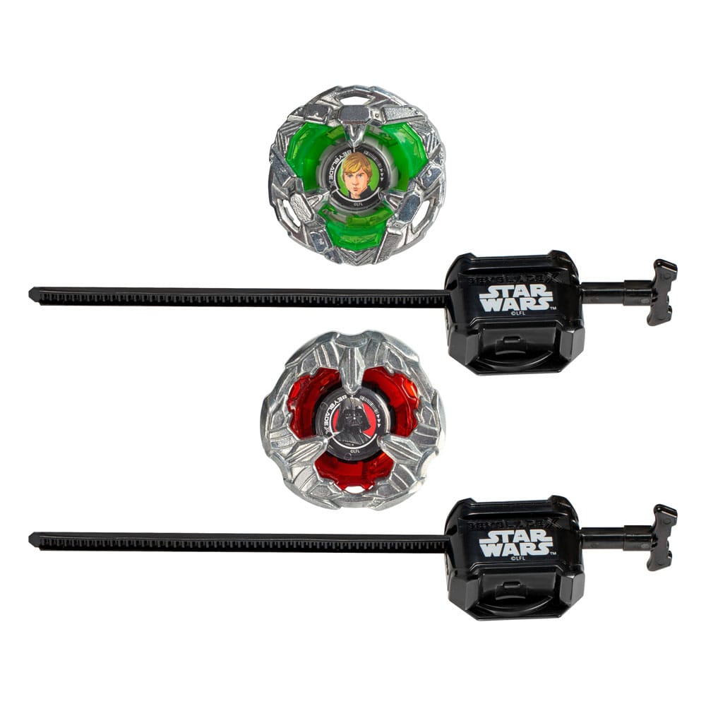Colaboración Beyblade X y Star Wars, Luke Skywalker 4-80B vs. Darth Vader 4-60B - Z POP Toys
