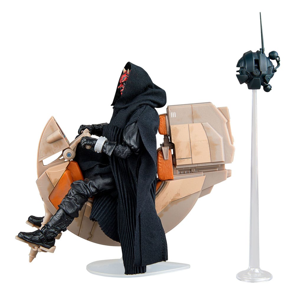 Star Wars Episode I Black Series Vehículo con Figura Darth Maul & Sith Speeder 25th Anniversary