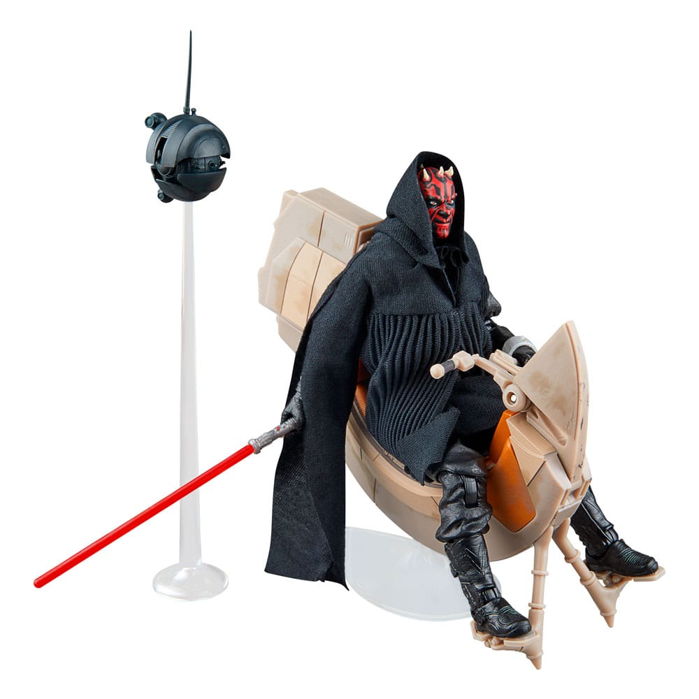 Star Wars Episode I Black Series Vehículo con Figura Darth Maul & Sith Speeder 25th Anniversary