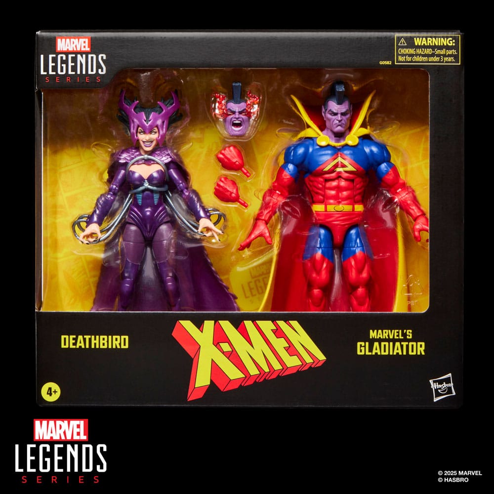 X-Men Marvel Legends Pack de 2 Figuras Deathbird & Marvel's Gladiator 15 cm