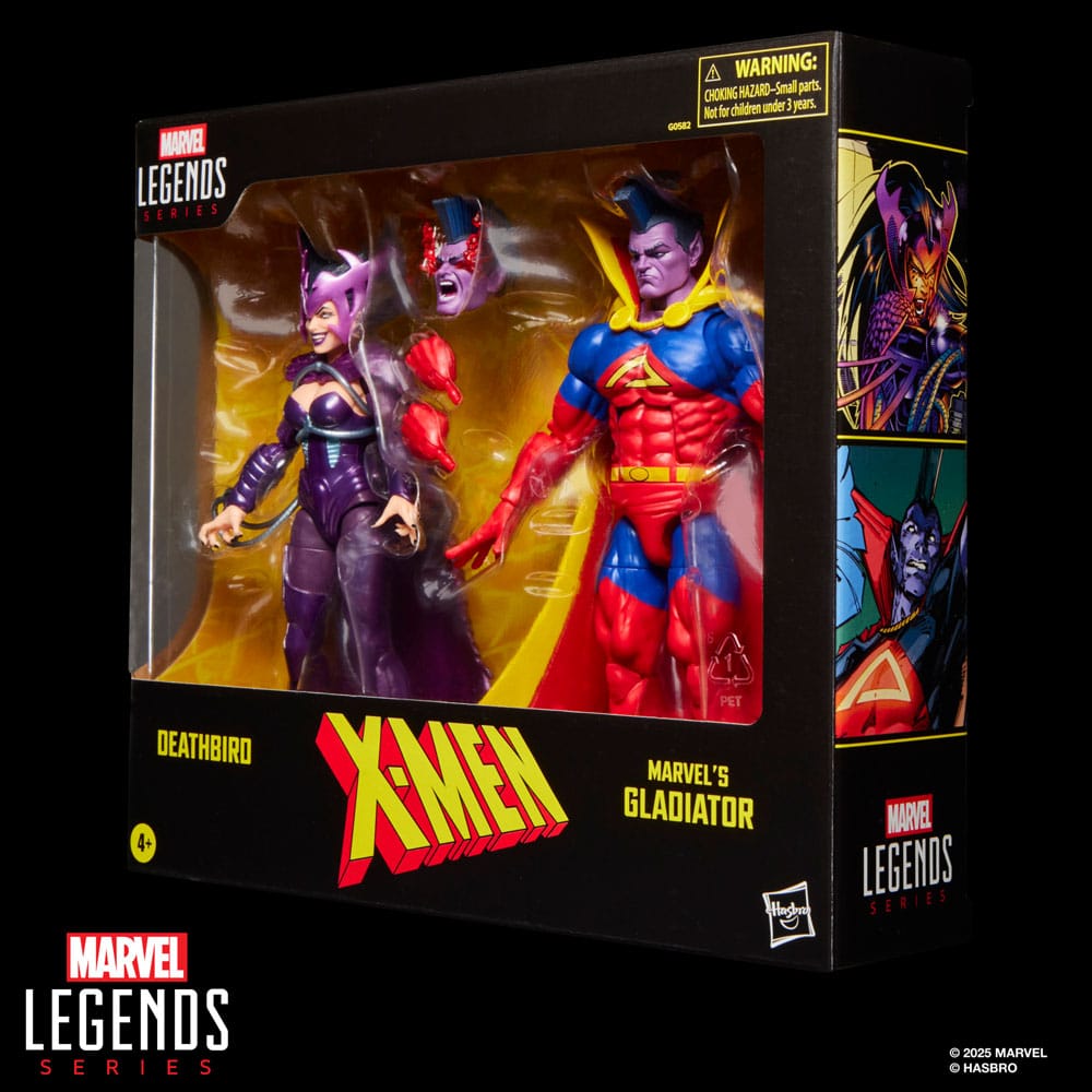 X-Men Marvel Legends Pack de 2 Figuras Deathbird & Marvel's Gladiator 15 cm