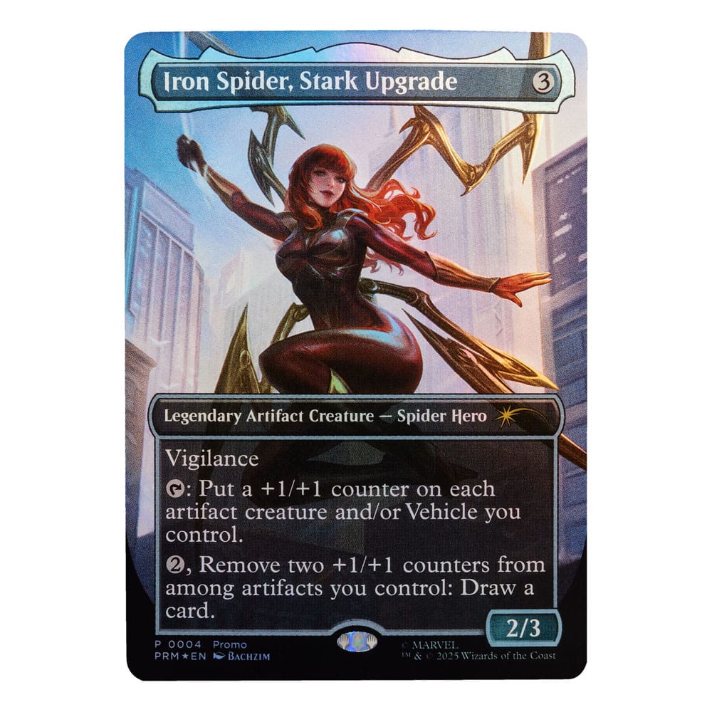 Marvel Legends Magic: The Gathering Figura Mary Jane Watson (Iron Spider) (con carta exclusiva metalizada) 15 cm