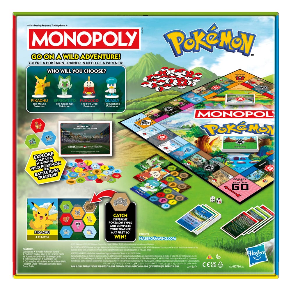 Pokémon Juego de Mesa Monopoly *Edición Inglés*