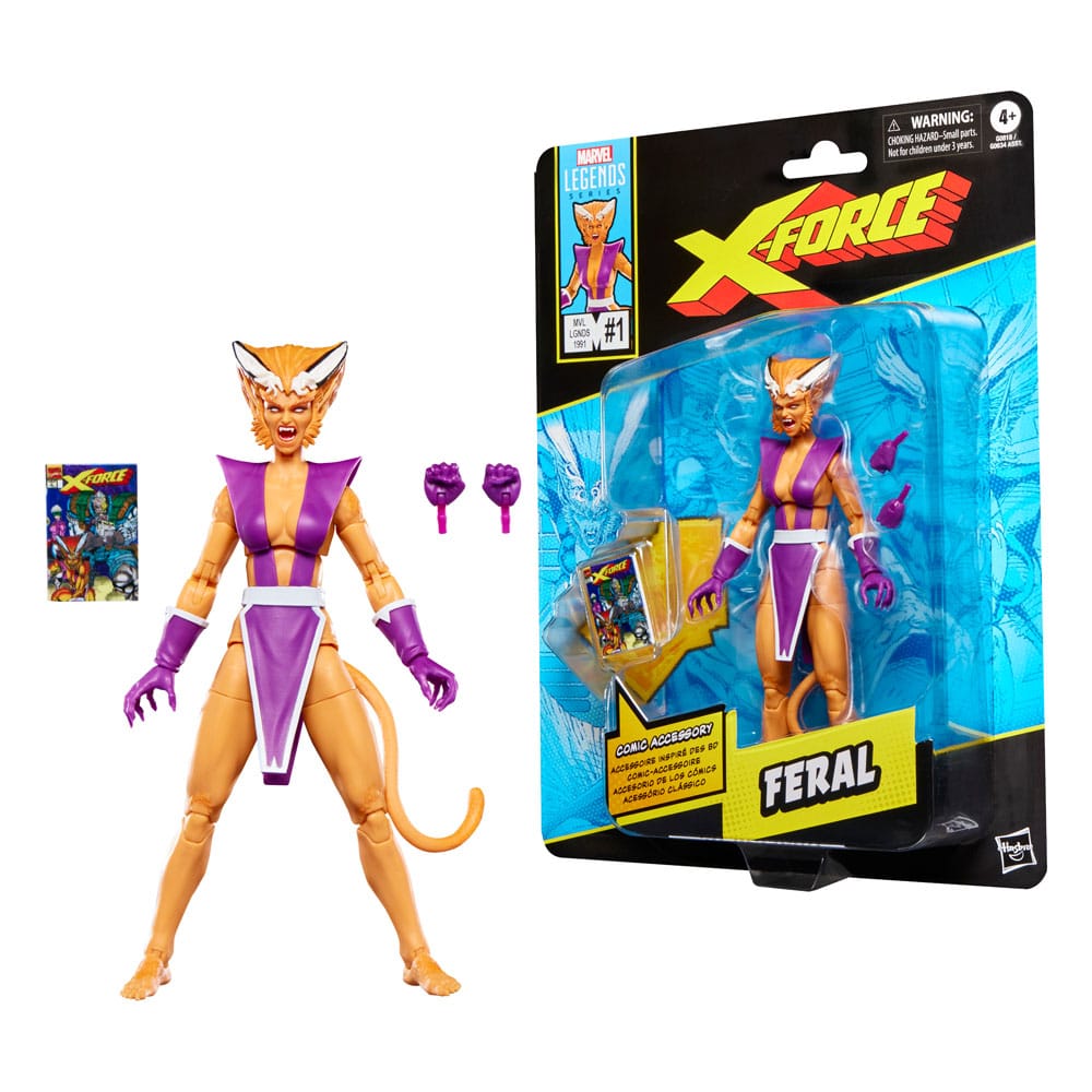 X-Force Marvel Legends Figura Feral 15 cm