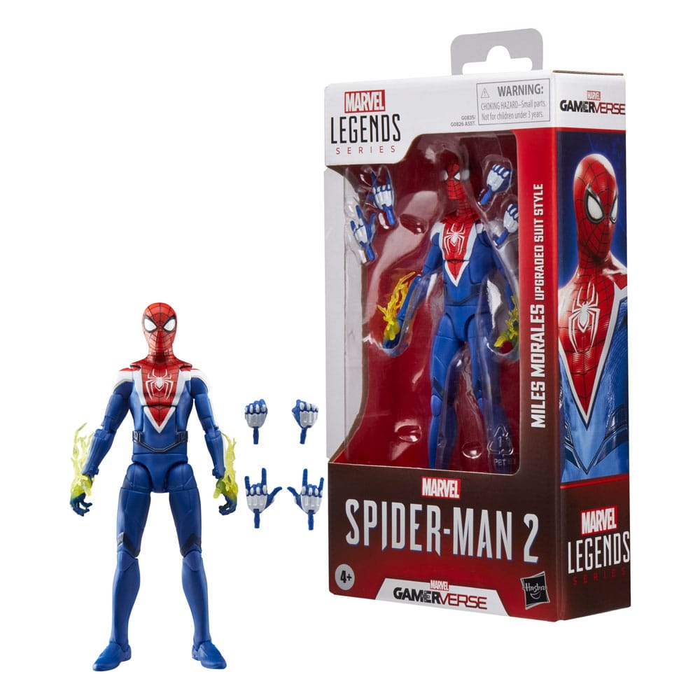 MILES MORALES UPGRADED SUIT STYLE VERSION FIGURA 15 CM SPIDER-MAN 2 MARVEL LEGENDS SERIES (Copia)