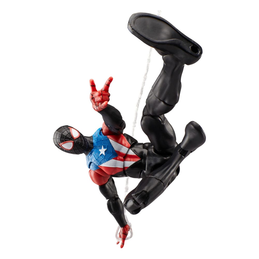 FIGURA HASBRO MARVEL LEGENDS SERIES SPIDER - MAN 2 MILES MORALES BORICUA SUIT