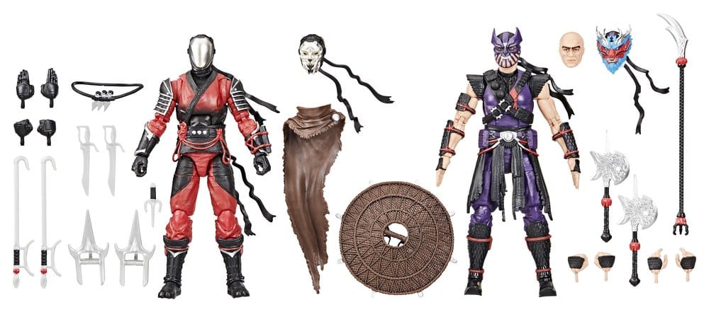 G.I. Joe Classified Series Pack de 2 Figuras #160 Cobra Ninjas Slice & Dice 15 cm