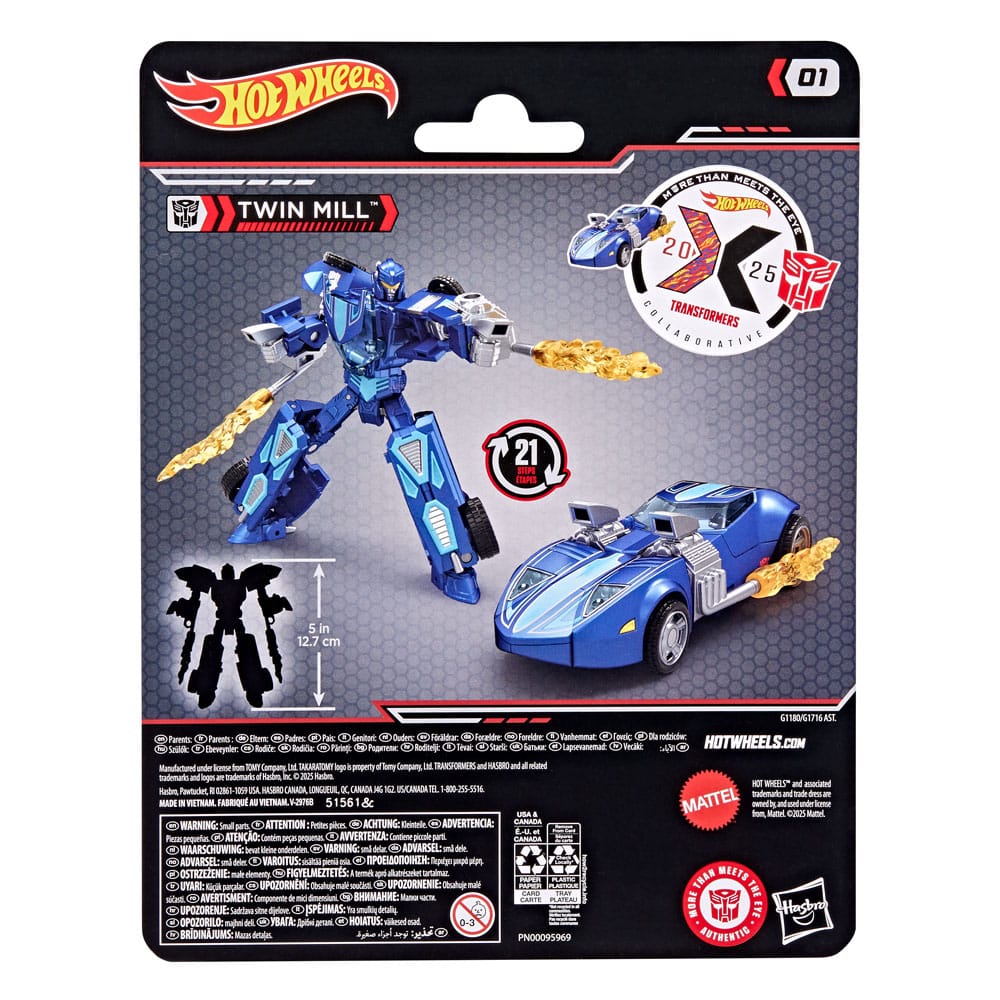Hot Wheels x Transformers Figura Twin Mill 12 cm