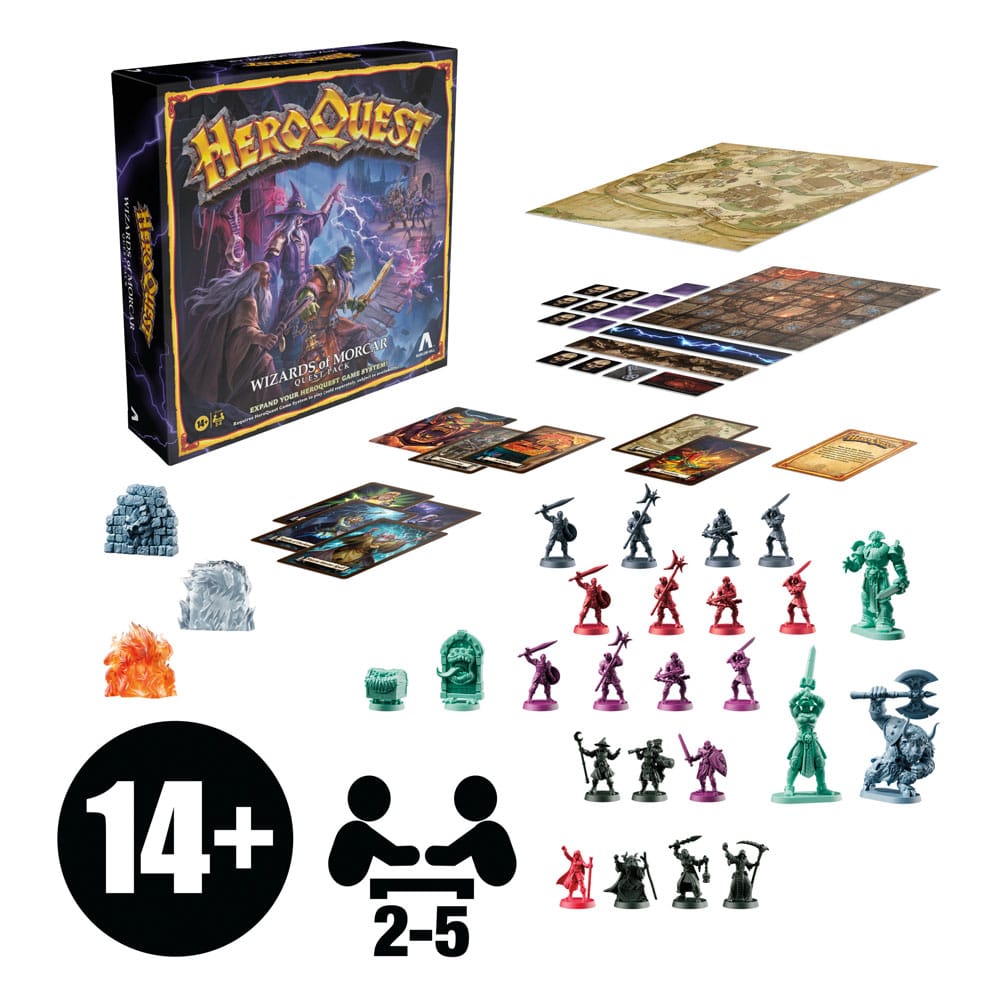 HeroQuest Expansión del Juego de Mesa Wizards of Morcar Pack de Misión *Edición Inglés*