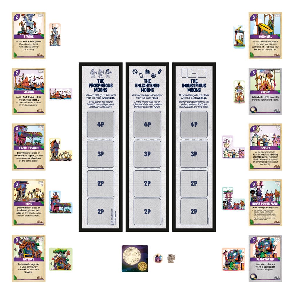 Life in Reterra Expansión del Juego de Mesa Moonrise *Edición Inglés* - Z POP Toys