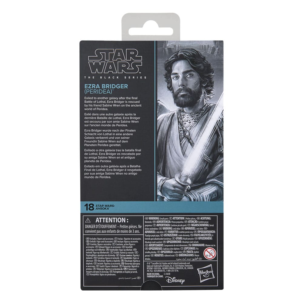 Star Wars: Ahsoka Black Series Figura Ezra Bridger (Peridea) 15 cm