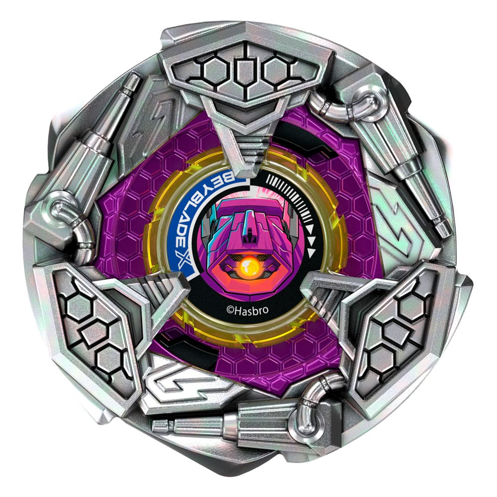 Colaboración Beyblade X and Transformers , Bumblebee 3-60GP vs. Shockwave 5-80O