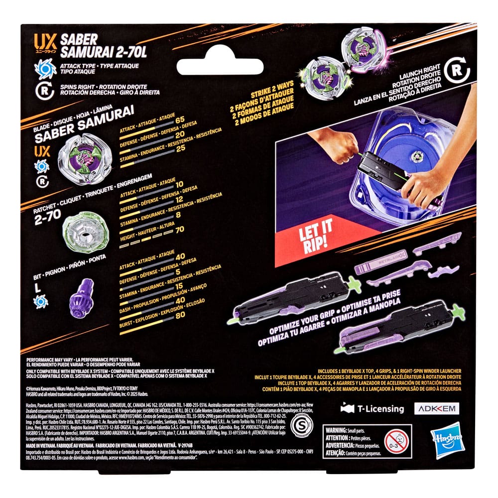 Beyblade X, Set de lanzador Victory Grip - Z POP Toys