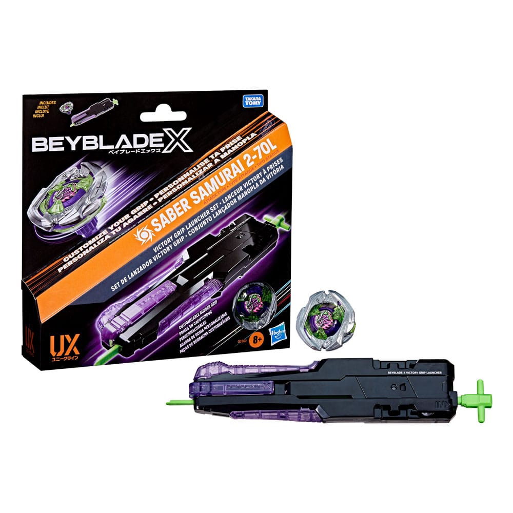 Beyblade X, Set de lanzador Victory Grip - Z POP Toys