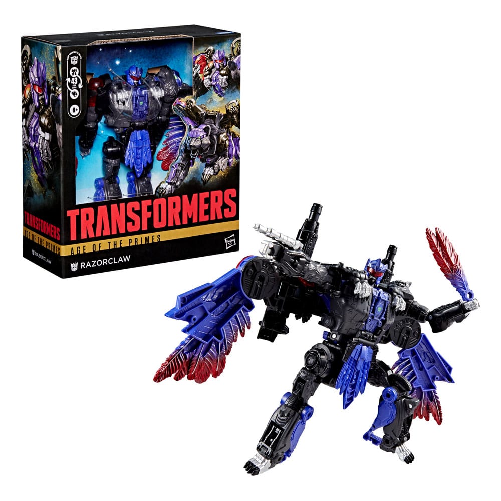 Transformers Age of the Primes Leader Class Figura Razorclaw 19 cm